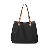 FANDARE Vintage Handtaschen Damen Schultertasche Henkeltasche Tragetasche Wasserdicht Nylon Frauen...