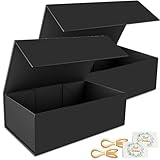 2 Pack Geschenkbox, 24x15x7.6cm Geschenkboxen für Presents with Lids Magnetic Closure Rectangle...