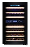 Kalamera Weinkühlschrank 2 Zonen, 45 Flaschen, 120Liter, großes LCD-Display, Temperaturzonen...