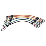 Laroal 6er-Pack Mikrofonkabel, XLR-Kabel, Mikrofonkabel, Stecker auf Buchse, symmetrisches...