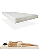 Doctorsleep Medisleep Kaltschaum Rollmatratze Kern 10 cm mit Bezug - Milano glatt, Härtegrad 3 (90...