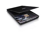 Epson Flachbettscanner Perfection V39, kompakter A4 Scanner mit integriertem Ständer für...