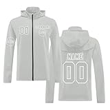 Trainingsjacke Personalisierte Übergangsjacke Unisex,Winddicht Wasserdicht Sportliche...