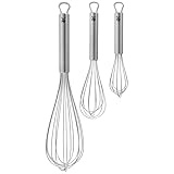 WMF Profi Plus Schneebesen Set 3-teilig, Schneebesen Edelstahl teilmattiert, Rührbesen, Quirl,...