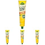Kühne Senf mittelscharf, 200ml Tube (Packung mit 4)