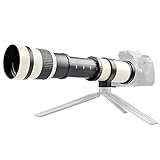 420-800 mm Telezoomobjektiv mit manueller Fokussierung für Canon EF-S-Mount-Kamera, mit T2-Mount,...