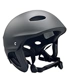 Side On Pro Wassersport Helm, Schwarz, Verstellbar für Wakeboard, Kajak, Windsurf, Kite Surf - mit...