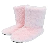 iplusmile Warme rutschfeste Tanzbodenstiefel mit Hohem Schaft Verdickte Atmungsaktive Indoor Boots...