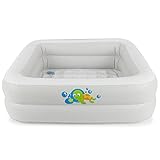 Bieco Planschbecken Baby | ca. 86x86x25 cm | Aufblasbarer Pool Kinder | Baby Pool | Planschbecken...