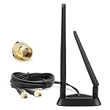 LIDOUYA Wlan Antenne 2,4G / 5,8G Dualband Wifi Antenne, Desktop-Router...