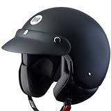 BHR Demi-Jet Helm 803 SIMPLY, Praktischer Rollerhelm mit ECE-Zulassung, Motorrad-Jet-Helm mit...