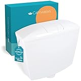 Calmwaters® Spülkasten mit 2-Mengen-Spülung, 3,5 & 6-9 Liter Spülmenge, Aufputzspülkasten WC...