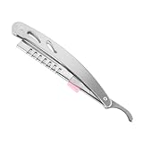 Mikinona Rasierer Gesicht Klinge Rasieren Schneiden Haarschnitt Schaber Barbier Friseurwerkzeuge...