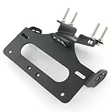 KCBHSH Kennzeichenhalter Für Motorräder, Zusammenklappbarer Kennzeichenhalter Für Y&amaha FZ-07 /...
