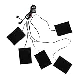 USB-Kohlefaser-Heizkissen, elektrisches Heizkissen für Taille und Rücken, verstellbare 3...