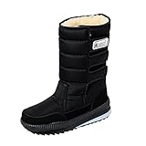 Winterstiefel Herren Wasserdicht Warm Gefüttert Winterschuhe Verdickte Schneestiefel rutschfest...