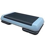 GYMFLEX Aerobic Stepper für Fitness und Training, 76x35cm Steppbrett Höhenverstellbar,...