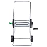 Vopese Schlauchwagen für 80 m 1/2' oder 50 m 3/4' Schlauch Stahl Schlauchwagen Model4005281