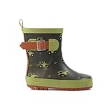 Lazy Dogz Unisex Kinder Tractor Gummistiefel, grün