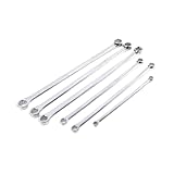 BHFZIAP 6-teiliges extra langes Ringschlüssel-Set für Fahrradgarage