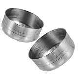 ROMISBABA 2 Stück Edelstahl Shaker Deckel Teiliges für Cocktailmixer und Getränkebecher Langlebig...