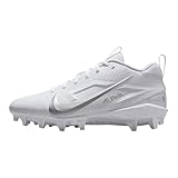 Nike Alpha Menace 4 Varsity Fußballschuhe (FN0027-101, Weiß/Metallic-Silber), Größe 40
