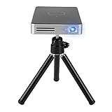 Beamer Mini DLP Video Projektor, 2.4G / 5G Wifi 2500 Lumen Tragbarer Beamer Projektor 16G...