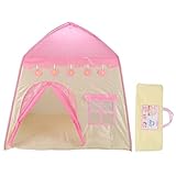 CHEOTIME Kinderspielzelt, Prinzessinnenschloss, Spielzelt, zusammenklappbar, Blumen-Kinderzelte,...