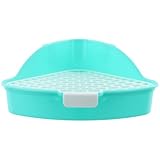 Töpfchen-Ecktoilette für Meerschweinchen, Hasen Toilette Fest, Plastik Kaninchenklo, Hasen...