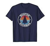 Burton Michigan MI Vintage Graphic Retro 70er Jahre T-Shirt