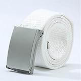 NGYYIO Formelle Schuhe Für Herren Mens Belts Fashion New Unisex Trousers Belts Canvas Belt...