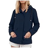Generisch Regenjacke Damen Leicht Wasserdicht Sportjacke Große Größen Übergangsjacke...