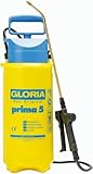 GLORIA Drucksprüher prima 5 | Gartenspritze/Sprühgerät für den Pflanzenschutz | 5 L Füllinhalt...