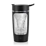 EQURA Elektrischer Shaker Proteinshake, 650ML USB Wiederaufladbar Protein Shake Mixer, Tritan...