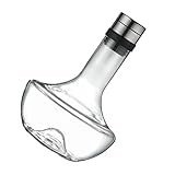 PartyKindom 1 Stück Handgefertigter Dekanter Eleganter Leichter Weindekanter für Optimale...