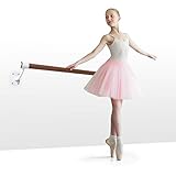 Klarfit Barre Mur - Ballettstange, Wandmontage, platzsparend: SmartSpace Concept| 100 cm Länge,...