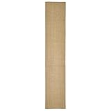 Wakects Teppich aus Natursisal, rechteckig, 100 % Sisal, Teppich für Wohnzimmer, Naturfaser,...