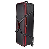 BOLLUMA Fotostudio-Ausrüstung, Trolley-Tragetasche, gepolstert, mit Rädern, tragbar, für...