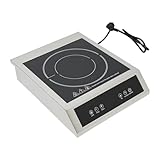 Induktionskochplatte, 3500W Einzelinduktionskochfeld 11 Temperatur- und...