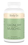 Body Ex Grünlippmuschel, 1500 mg Grünlippmuschelpulver aus Neuseeland pro Tagesdosis, 300 Kapseln,...