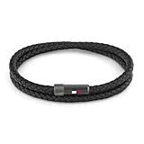 Tommy Hilfiger Jewelry armband für Herren aus Leder Schwarz - 2790262S