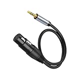Genérico 3,5 mm Audiokabel | Mischpultkabel,3,5 mm Abgeschirmtes Kabel Stecker auf Buchse für...