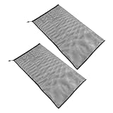 Toyvian Holz Häcksler Ersatznetzbeutel mit Kordelzug 2 Stück Staubfangsäcke für Gartenhäcksler...