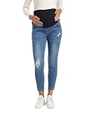 Generisch Umstandsjeans – Skinny-Jeans für Schwangere, Überbauchjeans mit Taschen