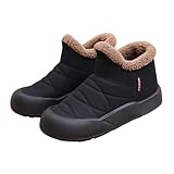 Generisch Brotschuhe mit Dicken Sohlen Winter verdickter Samt warme Schneestiefel Modische...