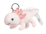 Uni-Toys - Axolotl mit Schlüsselanhänger - 15 cm (Länge) - Plüsch-Wassertier - Plüschtier,...