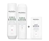 Goldwell Dualsenses Curls & Waves Feuchtigkeits Set - Shampoo 250ml + Conditioner 200ml + Just...