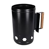 Kaminstarter für Holzkohle | Schnelle 15 Minuten Zündung und Thermoschutz | Grillstarter aus...