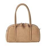 SEAYACK Moderne Suedes Crossbody Bag Leichte Abend Geldbörsen Praktische Bowling Schulter...