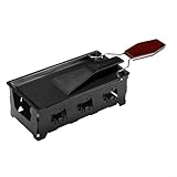 Tragbares Käsefondue-Set, 18,5 x 9 x 6 cm, Käse-Hotpot-Set mit klappbarem Griff, hitzebeständiger...